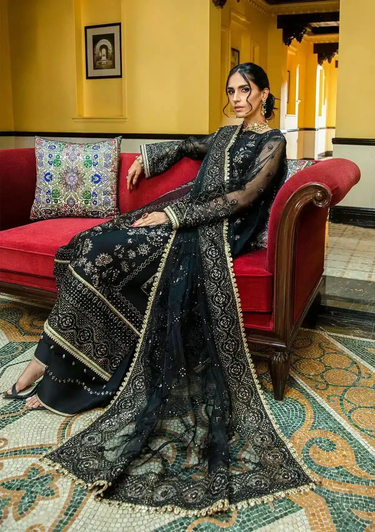 Aik Atelier | Formals Collection | GLOSSIER - LOOK 08 - Pakistani Designer Dress - by Aik Atelier | Type: Formal - 100% Original at Saira Sultan