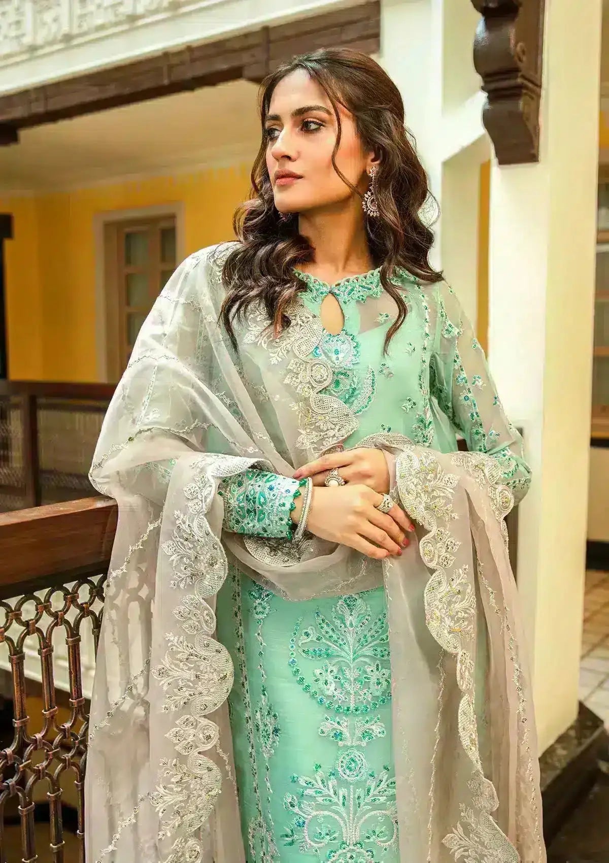 Aik Atelier | Formals Collection | GLOSSIER - LOOK 10 - Pakistani Designer Dress - by Aik Atelier | Type: Formal - 100% Original at Saira Sultan