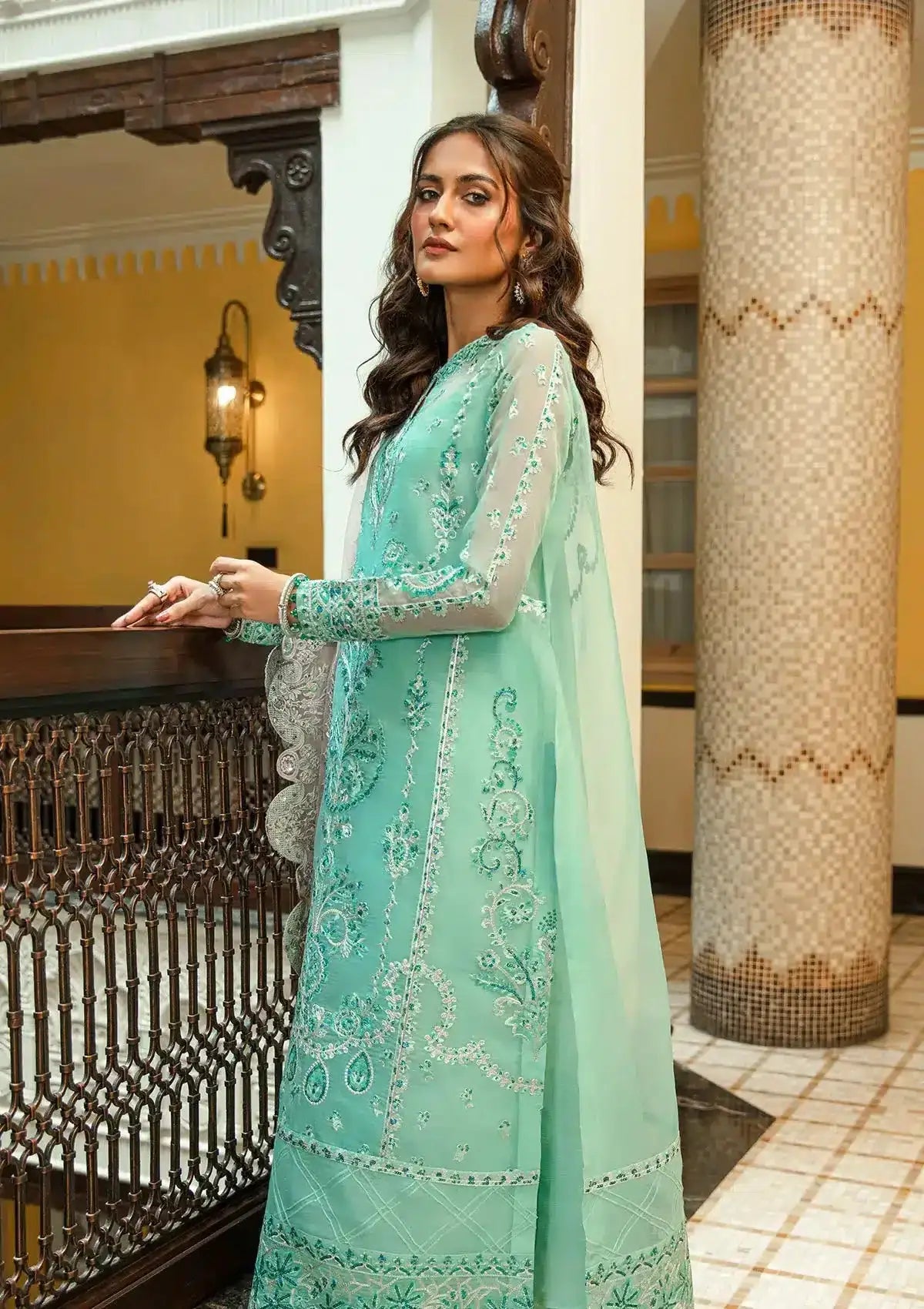 Aik Atelier | Formals Collection | GLOSSIER - LOOK 10 - Pakistani Designer Dress - by Aik Atelier | Type: Formal - 100% Original at Saira Sultan