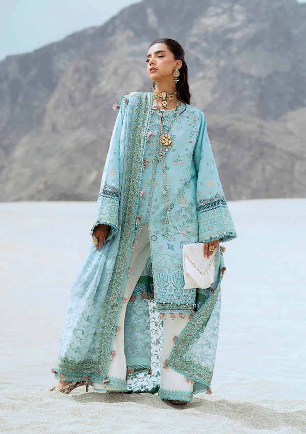 Rangrasiya | Lifestyle Summer Edit 25 | LOOK 03 XL Light Blue Lawn