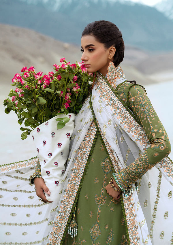 Rangrasiya | Lifestyle Summer Edit 25 | LOOK 06 M Olive Green Lawn