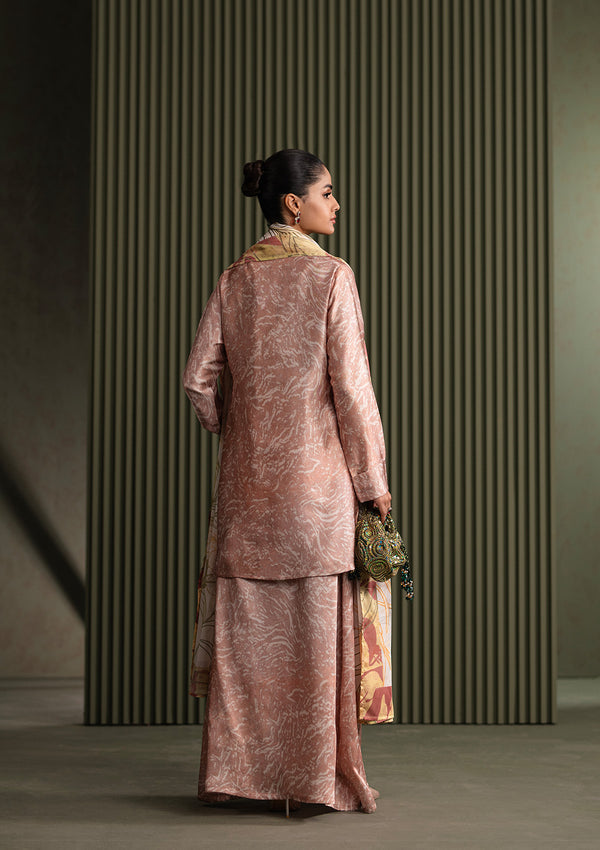 Aik Atelier | Miss Aik Ready to Wear 25 | Look 04 XS Peach Pink Silk