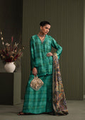 Aik Atelier | Miss Aik Ready to Wear 25 | Look 05 M Teal Silk