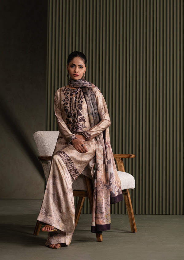 Aik Atelier | Miss Aik Ready to Wear 25 | Look 06 L Taupe Silk