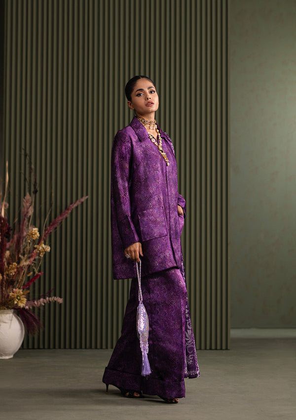 Aik Atelier | Miss Aik Ready to Wear 25 | Look 08 L Purple Silk