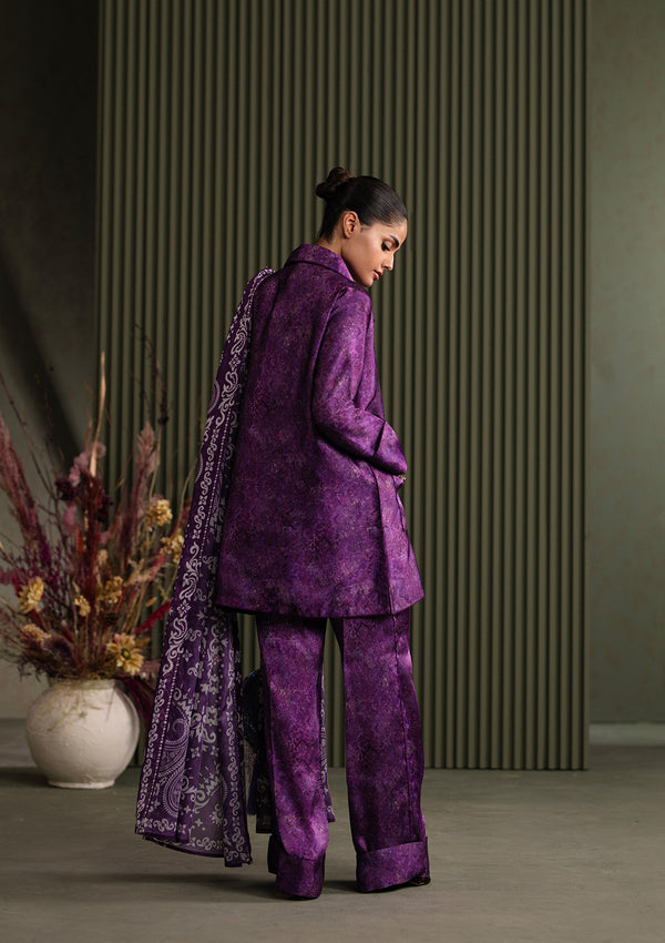 Aik Atelier | Miss Aik Ready to Wear 25 | Look 08 XS Purple Silk
