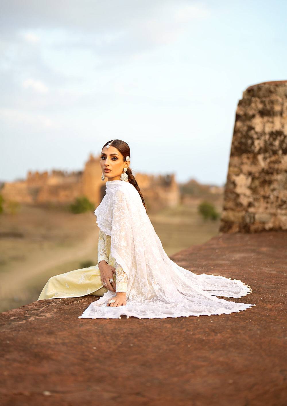 Aik Atelier | Pardes Lawn 24 | LOOK 06 - Pakistani Designer Dress - by Aik Atelier | Type: Luxury - 100% Original at Saira Sultan
