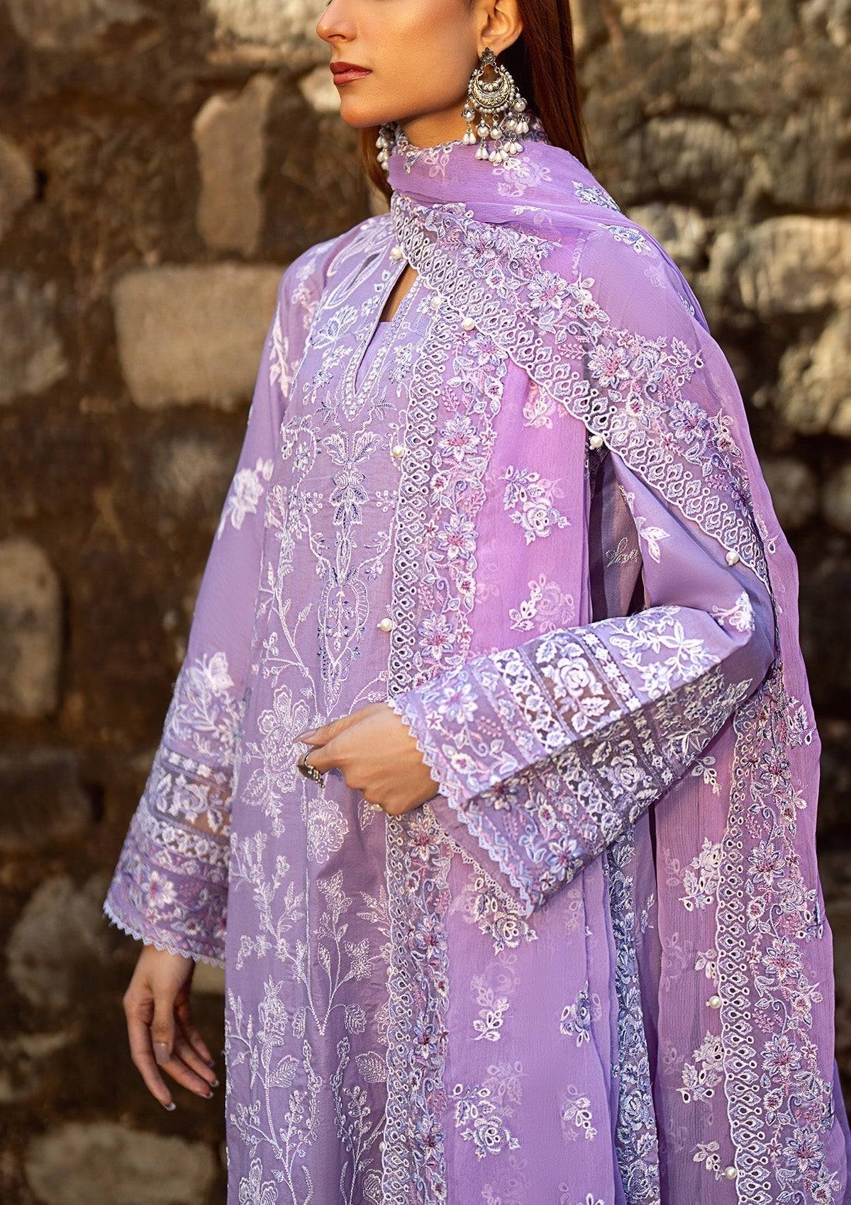 Aik Atelier | Pardes Lawn 24 | LOOK 07 - Pakistani Designer Dress - by Aik Atelier | Type: Luxury - 100% Original at Saira Sultan