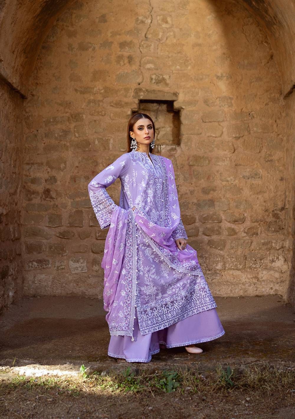 Aik Atelier | Pardes Lawn 24 | LOOK 07 - Pakistani Designer Dress - by Aik Atelier | Type: Luxury - 100% Original at Saira Sultan