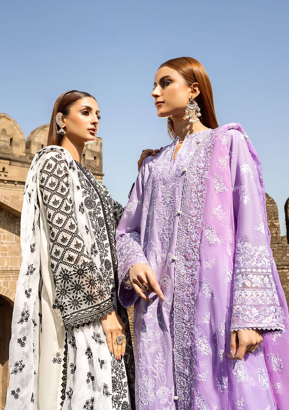 Aik Atelier | Pardes Lawn 24 | LOOK 07 - Pakistani Designer Dress - by Aik Atelier | Type: Luxury - 100% Original at Saira Sultan