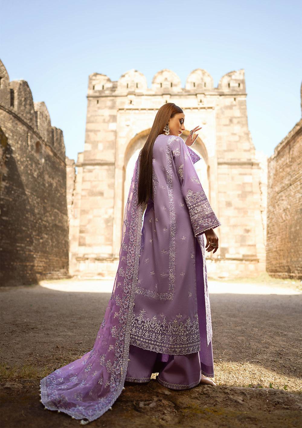 Aik Atelier | Pardes Lawn 24 | LOOK 07 - Pakistani Designer Dress - by Aik Atelier | Type: Luxury - 100% Original at Saira Sultan