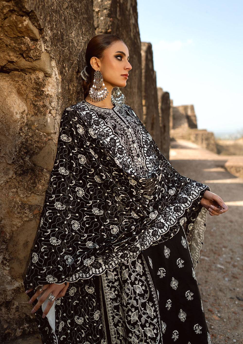 Aik Atelier | Pardes Lawn 24 | LOOK 08 - Pakistani Designer Dress - by Aik Atelier | Type: Luxury - 100% Original at Saira Sultan