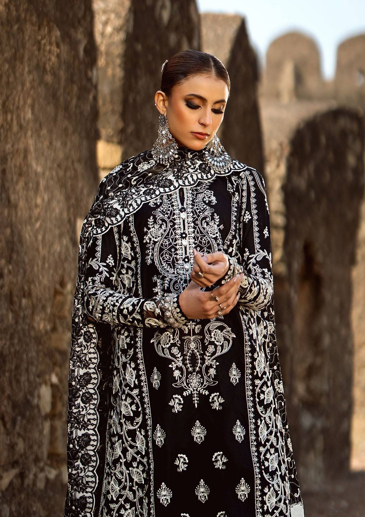Aik Atelier | Pardes Lawn 24 | LOOK 08 - Pakistani Designer Dress - by Aik Atelier | Type: Luxury - 100% Original at Saira Sultan