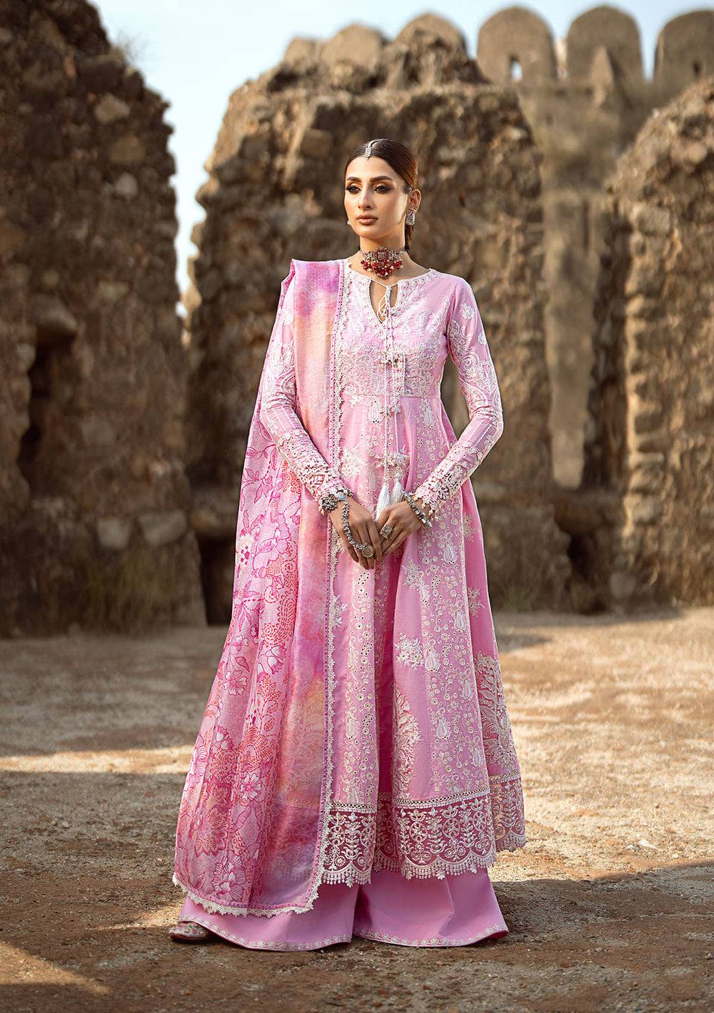 Aik Atelier | Pardes Lawn 24 | LOOK 09 - Pakistani Designer Dress - by Aik Atelier | Type: Luxury - 100% Original at Saira Sultan