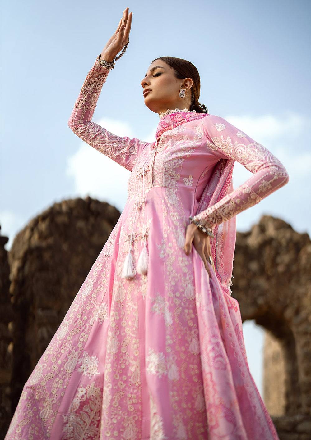 Aik Atelier | Pardes Lawn 24 | LOOK 09 - Pakistani Designer Dress - by Aik Atelier | Type: Luxury - 100% Original at Saira Sultan