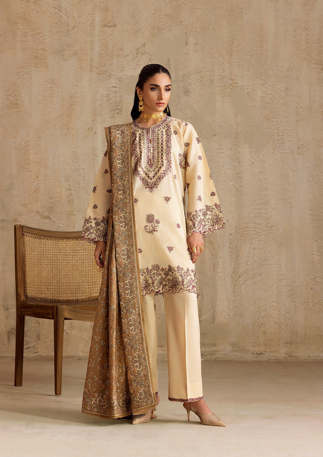 Aik Atelier | RTW 25 | LOOK 01 XS Ivory Jacquard