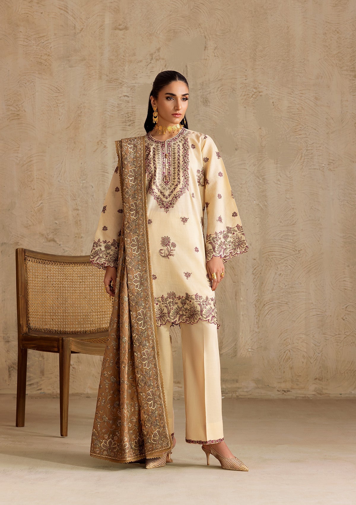 Aik Atelier | RTW 25 | LOOK 01 XS Ivory Jacquard