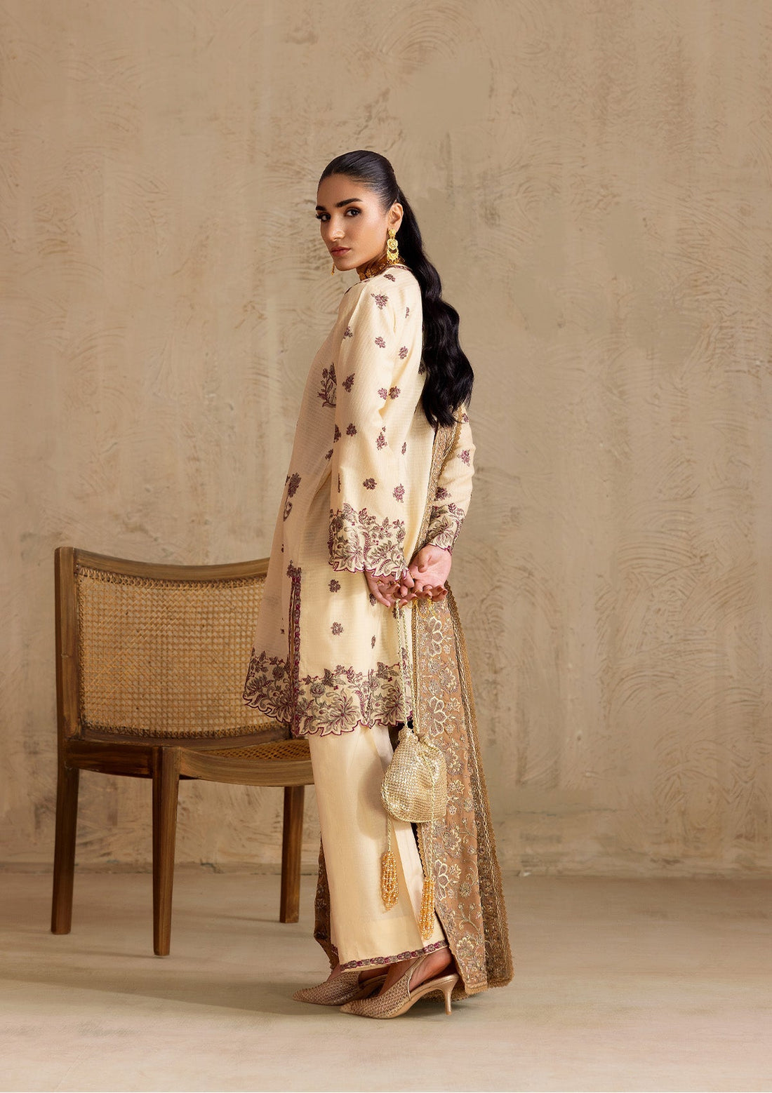 Aik Atelier | RTW 25 | LOOK 01 XS Ivory Jacquard