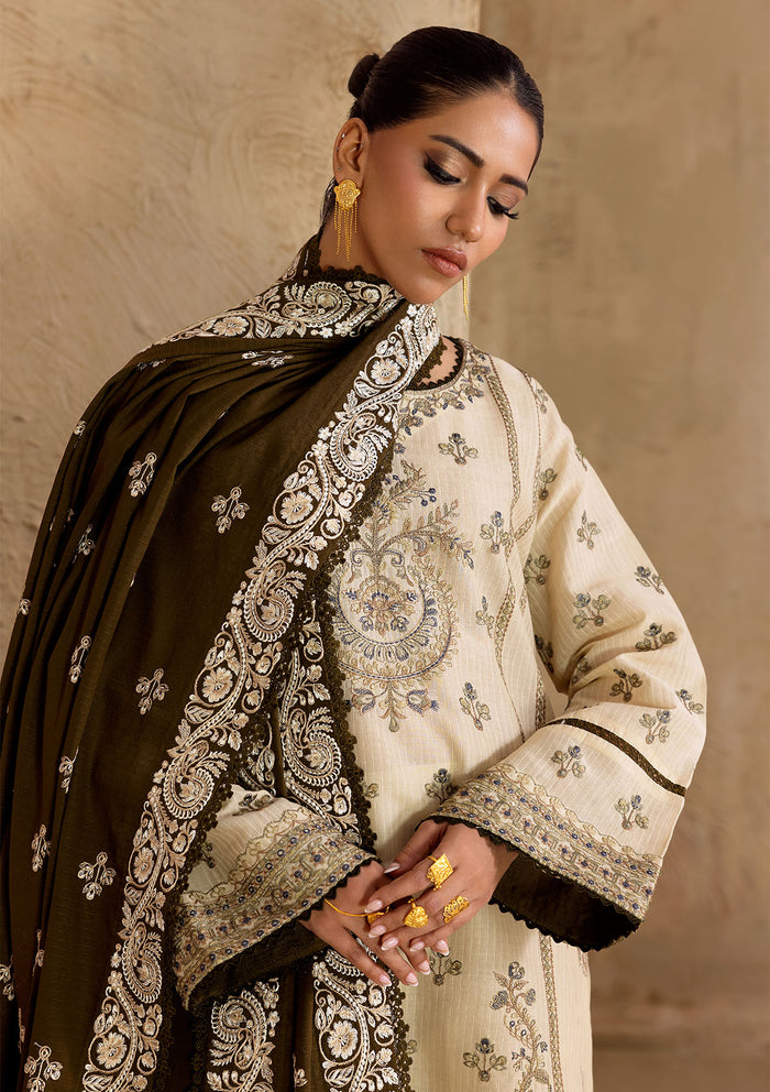 Aik Atelier | RTW 25 | LOOK 02 XL Ivory Jacquard Lawn