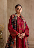 Aik Atelier | RTW 25 | LOOK 05 XL Deep Red Jacquard Lawn
