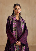 Aik Atelier | RTW 25 | LOOK 08 XL Dark Plum Jacquard Lawn