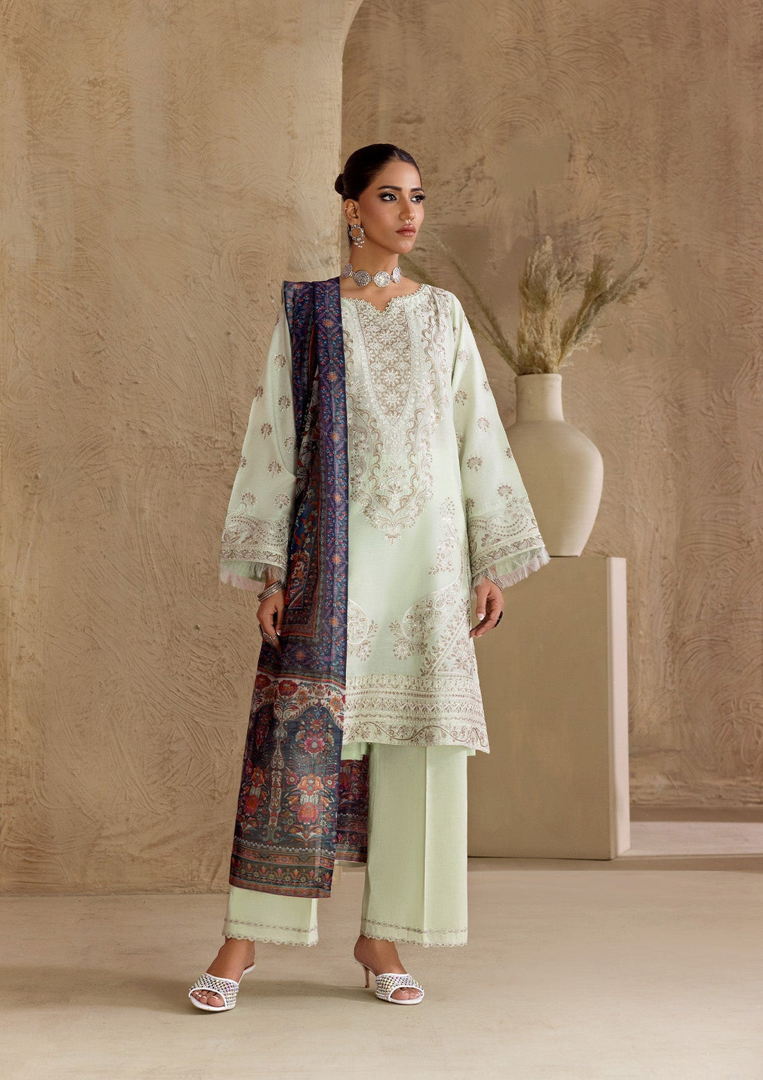 Aik Atelier | RTW 25 | LOOK 10 XS Pastel Mint Lawn