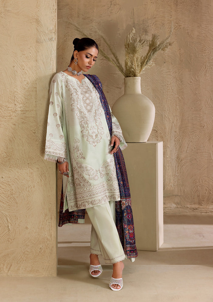 Aik Atelier | RTW 25 | LOOK 10 L Pastel Mint Lawn