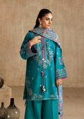 Aik Atelier | RTW 25 | LOOK 11 M Dark Teal Lawn