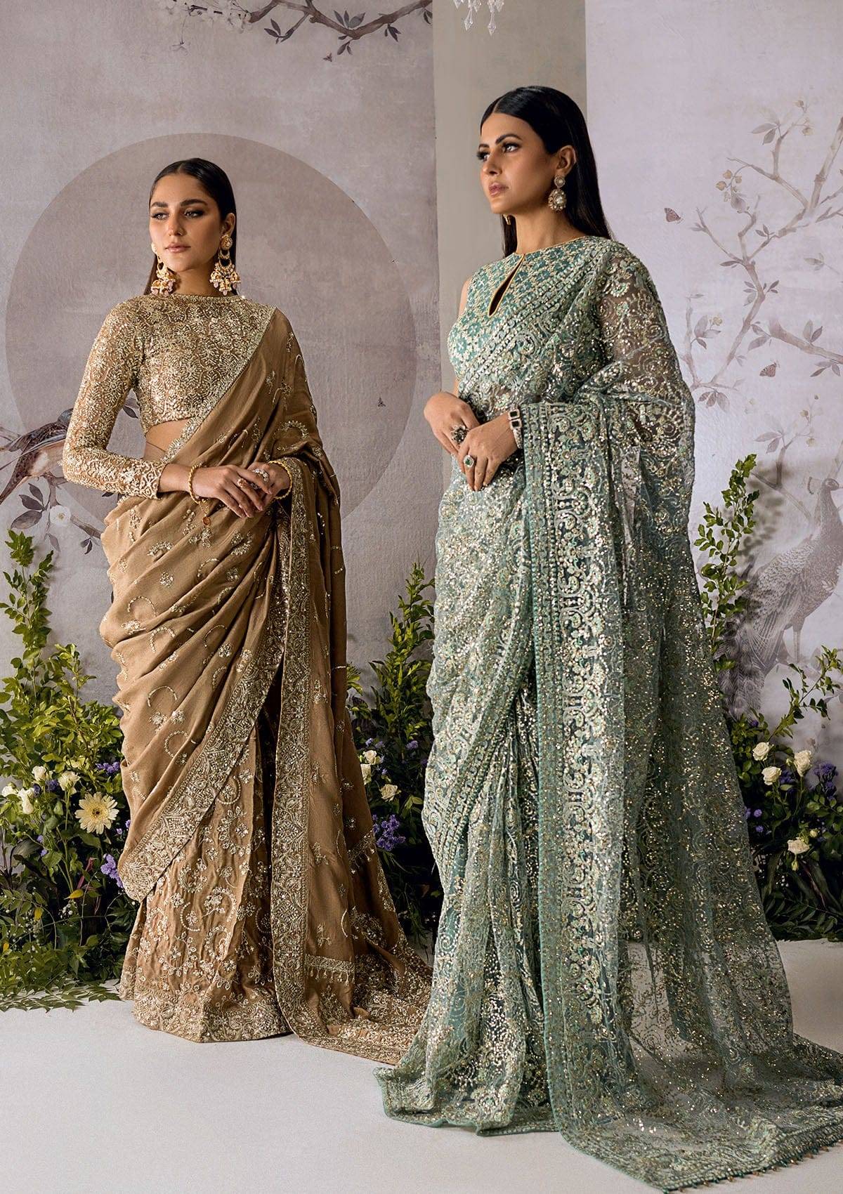 Aik Atelier | The Sari Edit | 02 - Pakistani Designer Dress - by Aik Atelier | Type: Formal - 100% Original at Saira Sultan