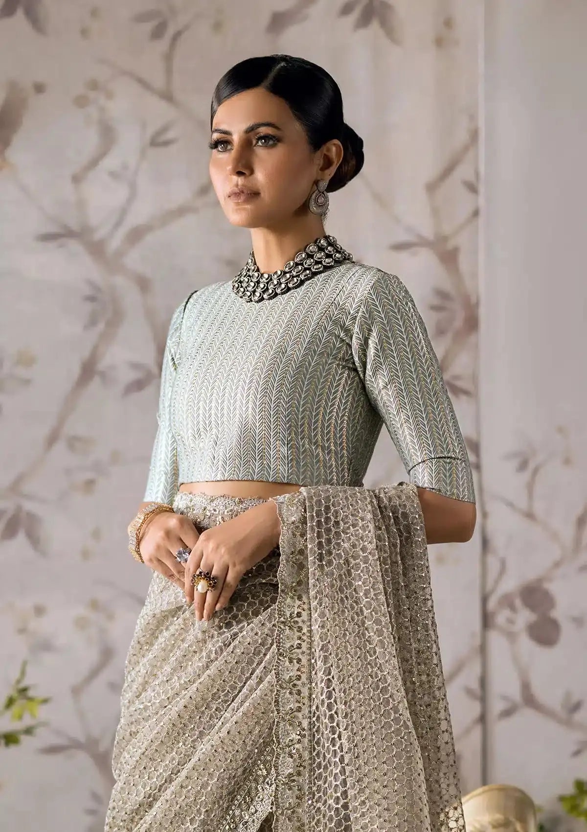 Aik Atelier | The Sari Edit | 03 - Pakistani Designer Dress - by Aik Atelier | Type: Formal - 100% Original at Saira Sultan
