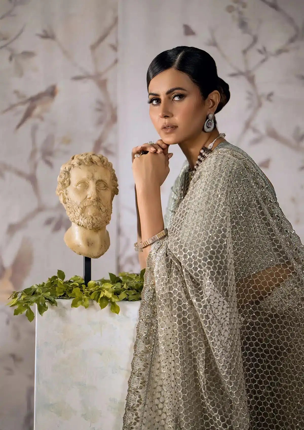 Aik Atelier | The Sari Edit | 03 - Pakistani Designer Dress - by Aik Atelier | Type: Formal - 100% Original at Saira Sultan