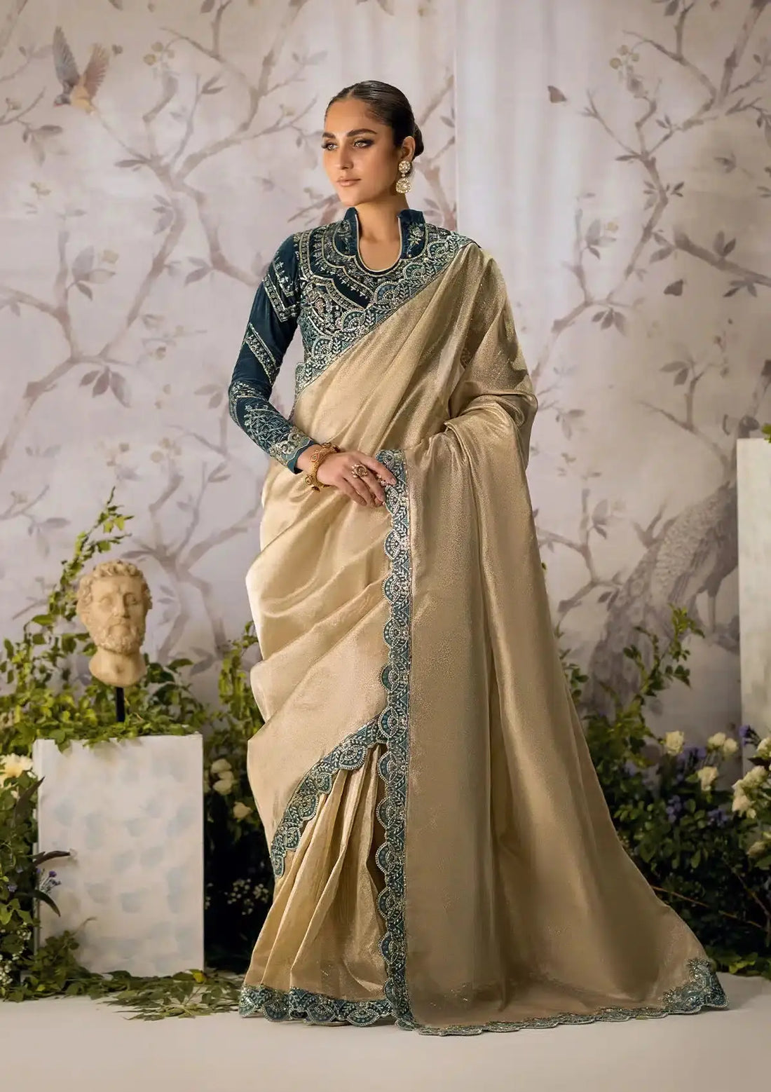 Aik Atelier | The Sari Edit | 04 - Pakistani Designer Dress - by Aik Atelier | Type: Formal - 100% Original at Saira Sultan