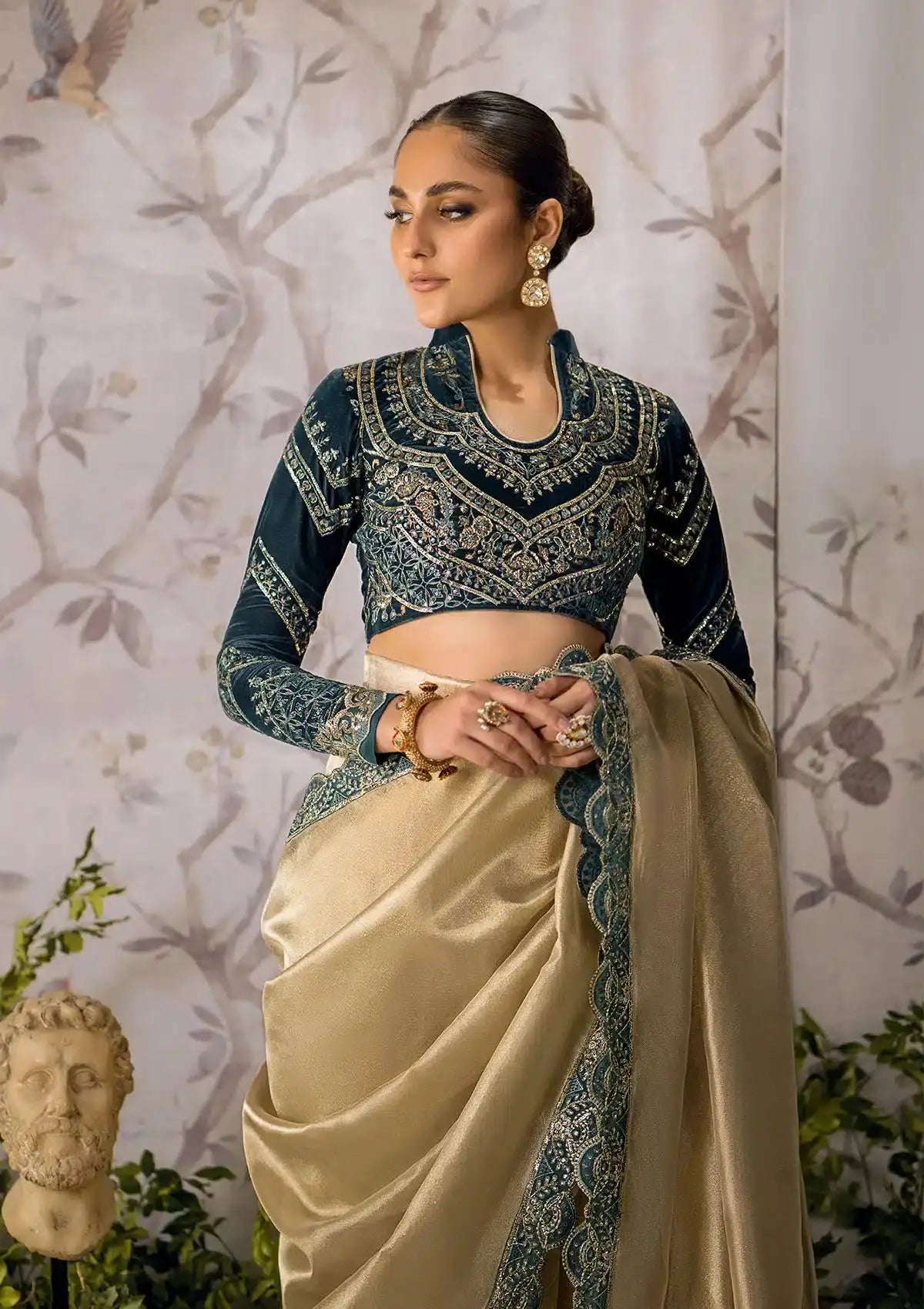 Aik Atelier | The Sari Edit | 04 - Pakistani Designer Dress - by Aik Atelier | Type: Formal - 100% Original at Saira Sultan