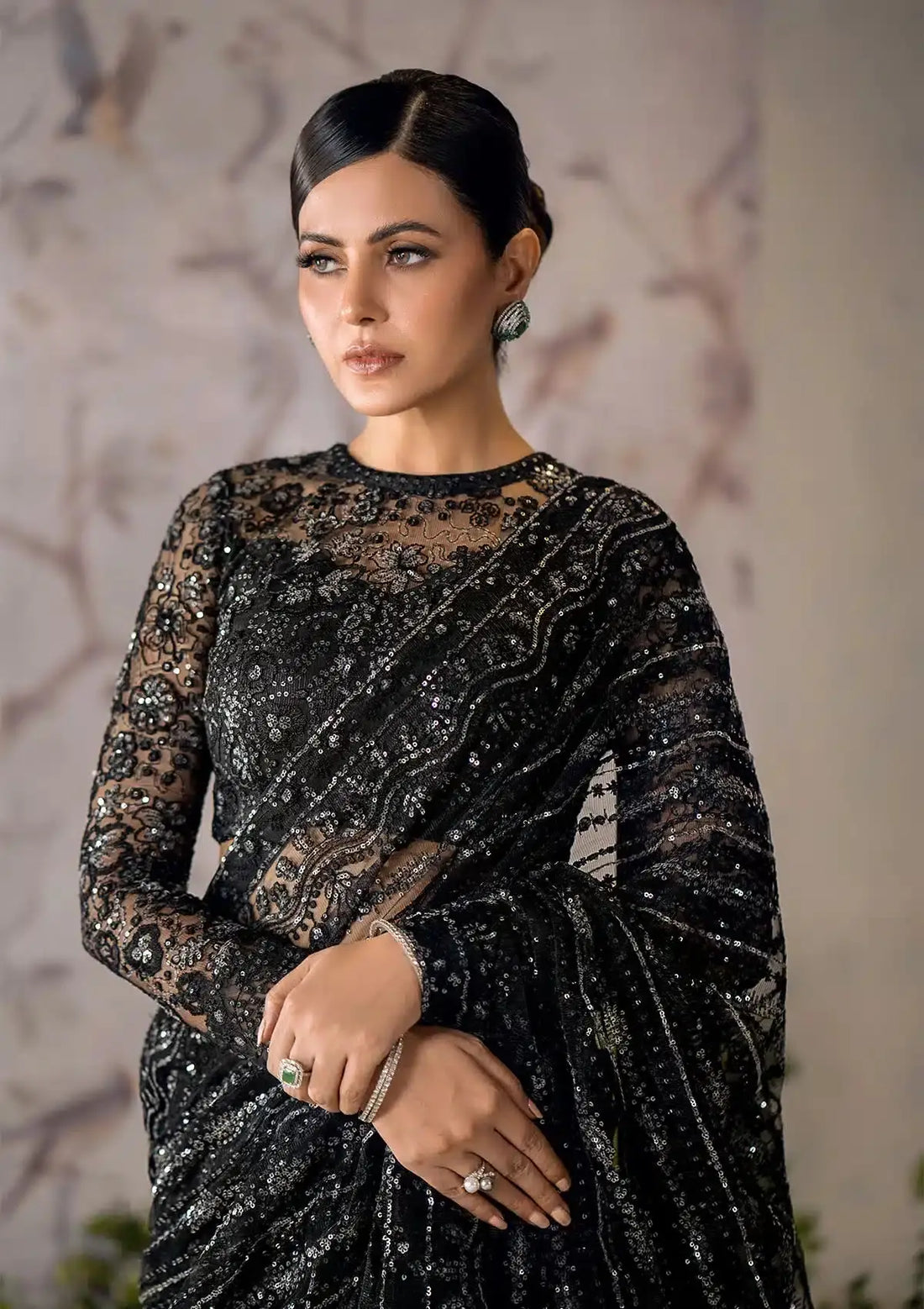 Aik Atelier | The Sari Edit | 05 - Pakistani Designer Dress - by Aik Atelier | Type: Formal - 100% Original at Saira Sultan