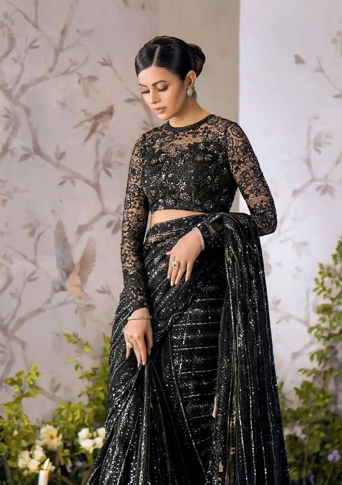 Aik Atelier | The Sari Edit | 05 - Pakistani Designer Dress - by Aik Atelier | Type: Formal - 100% Original at Saira Sultan