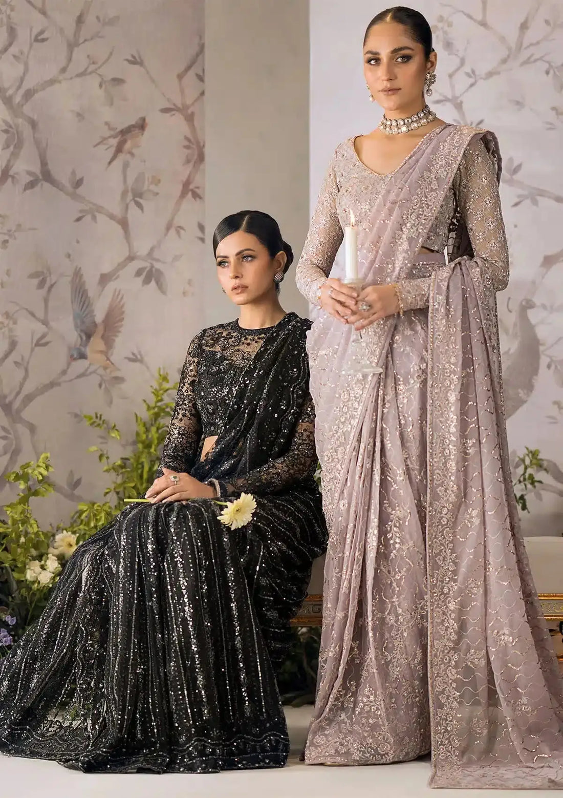 Aik Atelier | The Sari Edit | 06 - Pakistani Designer Dress - by Aik Atelier | Type: Formal - 100% Original at Saira Sultan