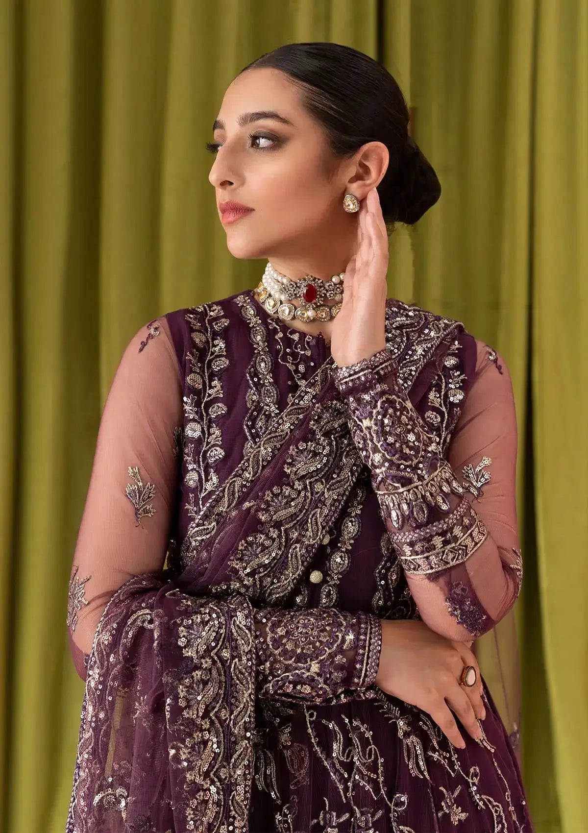 Aik Atelier | Formals Collection | LOOK 01 - Pakistani Designer Dress - by Aik Atelier | Type: Formal - 100% Original at Saira Sultan