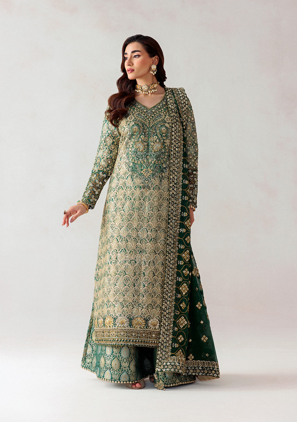 Aik Atelier | Formals 25 |01 - Pakistani Designer Dress - by Aik Atelier - Type : Ladies Clothes - 100% Original at Saira Sultan