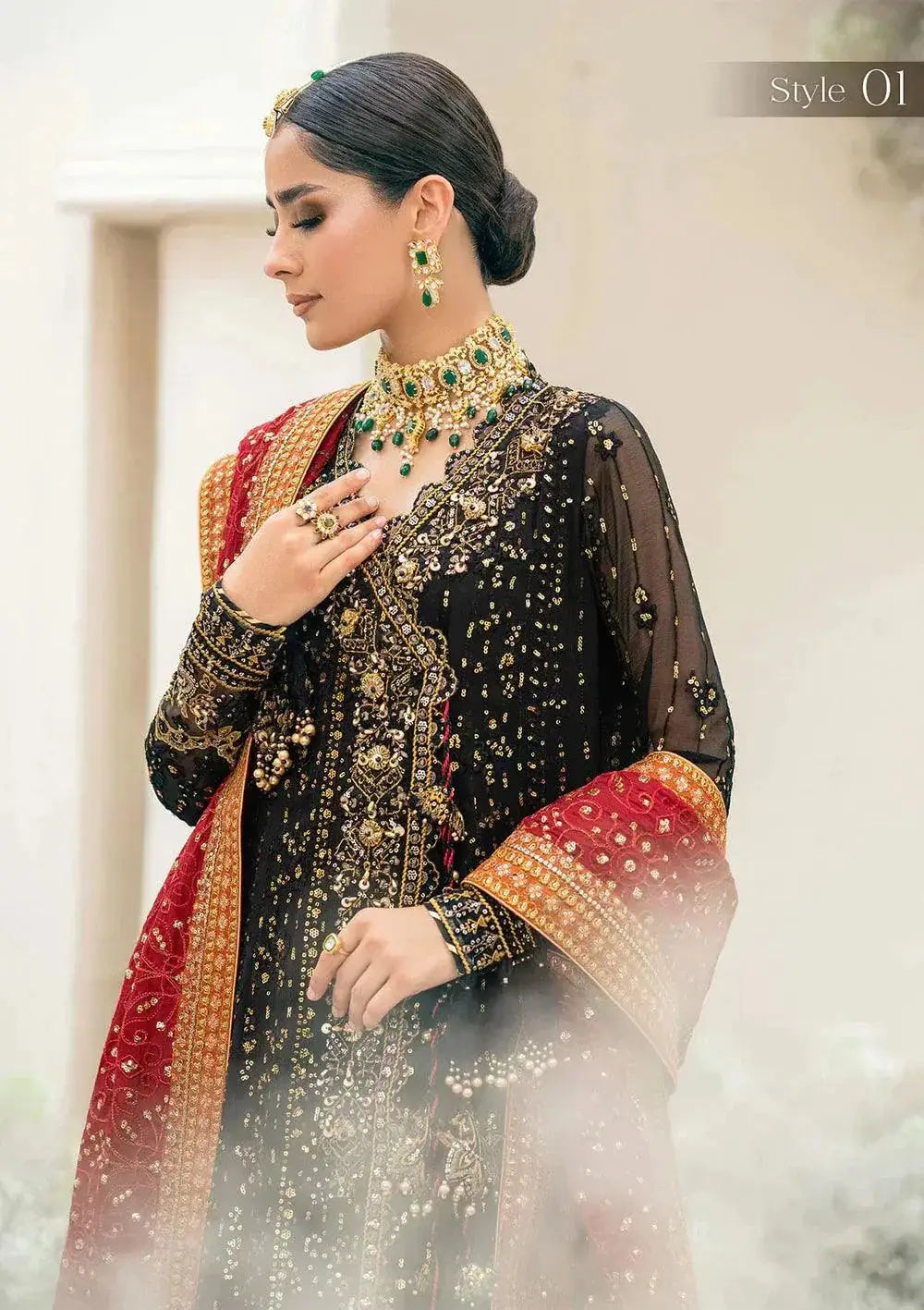 Aik Atelier | Wedding Festive 23 | 01 - Pakistani Designer Dress - by Aik Atelier | Type: Bridal - 100% Original at Saira Sultan