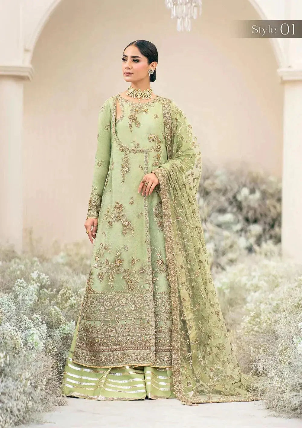Aik Atelier | Wedding Festive 23 | 03 - Pakistani Designer Dress - by Aik Atelier | Type: Bridal - 100% Original at Saira Sultan