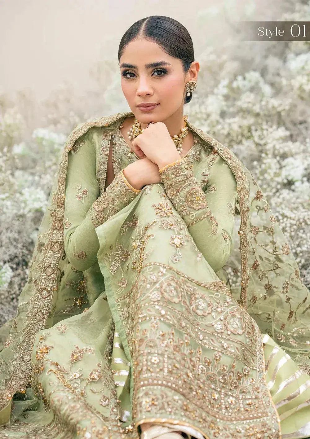 Aik Atelier | Wedding Festive 23 | 03 - Pakistani Designer Dress - by Aik Atelier | Type: Bridal - 100% Original at Saira Sultan
