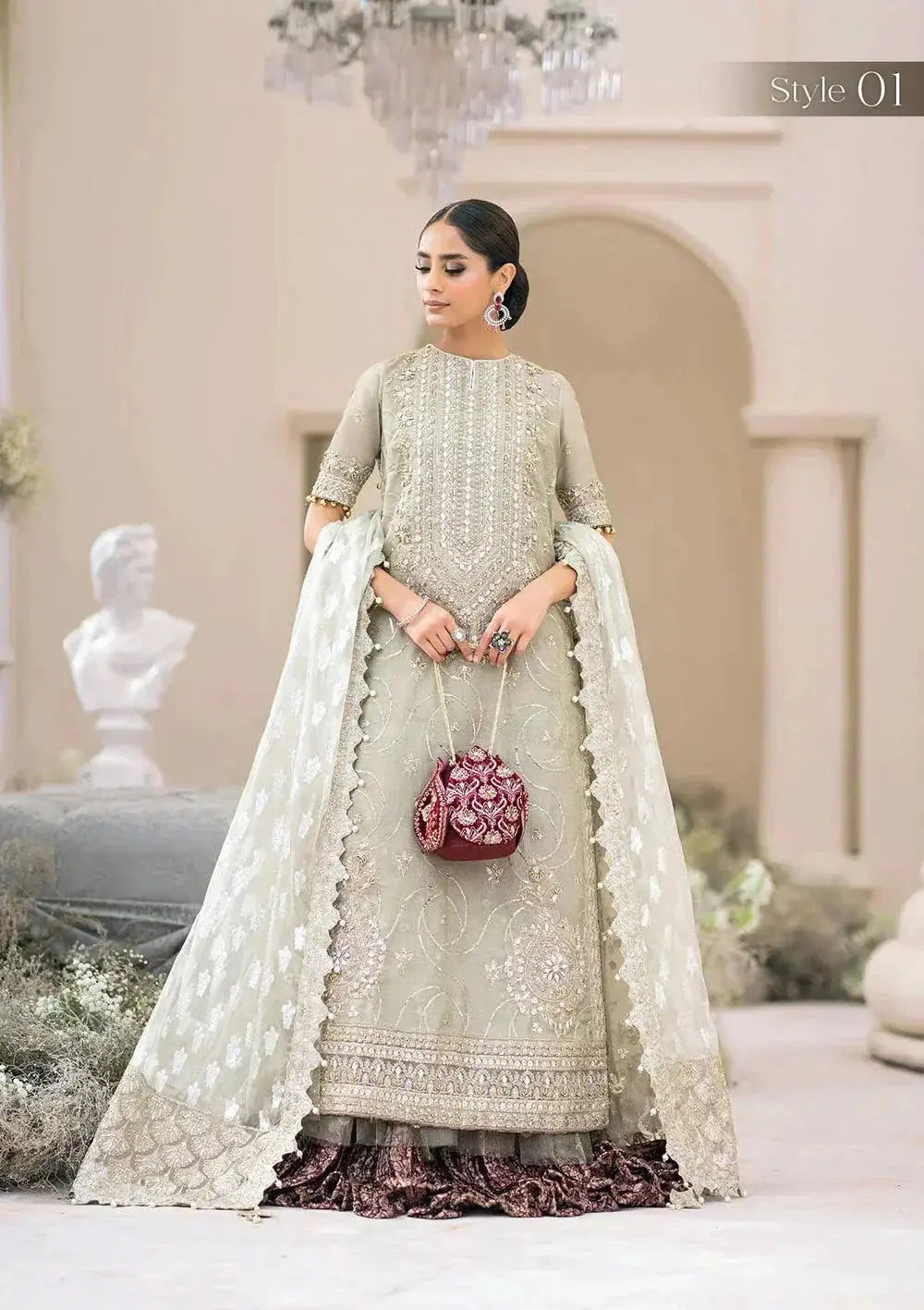 Aik Atelier | Wedding Festive 23 | 04 - Pakistani Designer Dress - by Aik Atelier | Type: Bridal - 100% Original at Saira Sultan