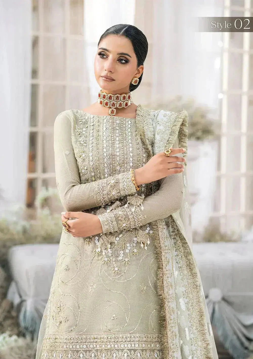 Aik Atelier | Wedding Festive 23 | 04 - Pakistani Designer Dress - by Aik Atelier | Type: Bridal - 100% Original at Saira Sultan