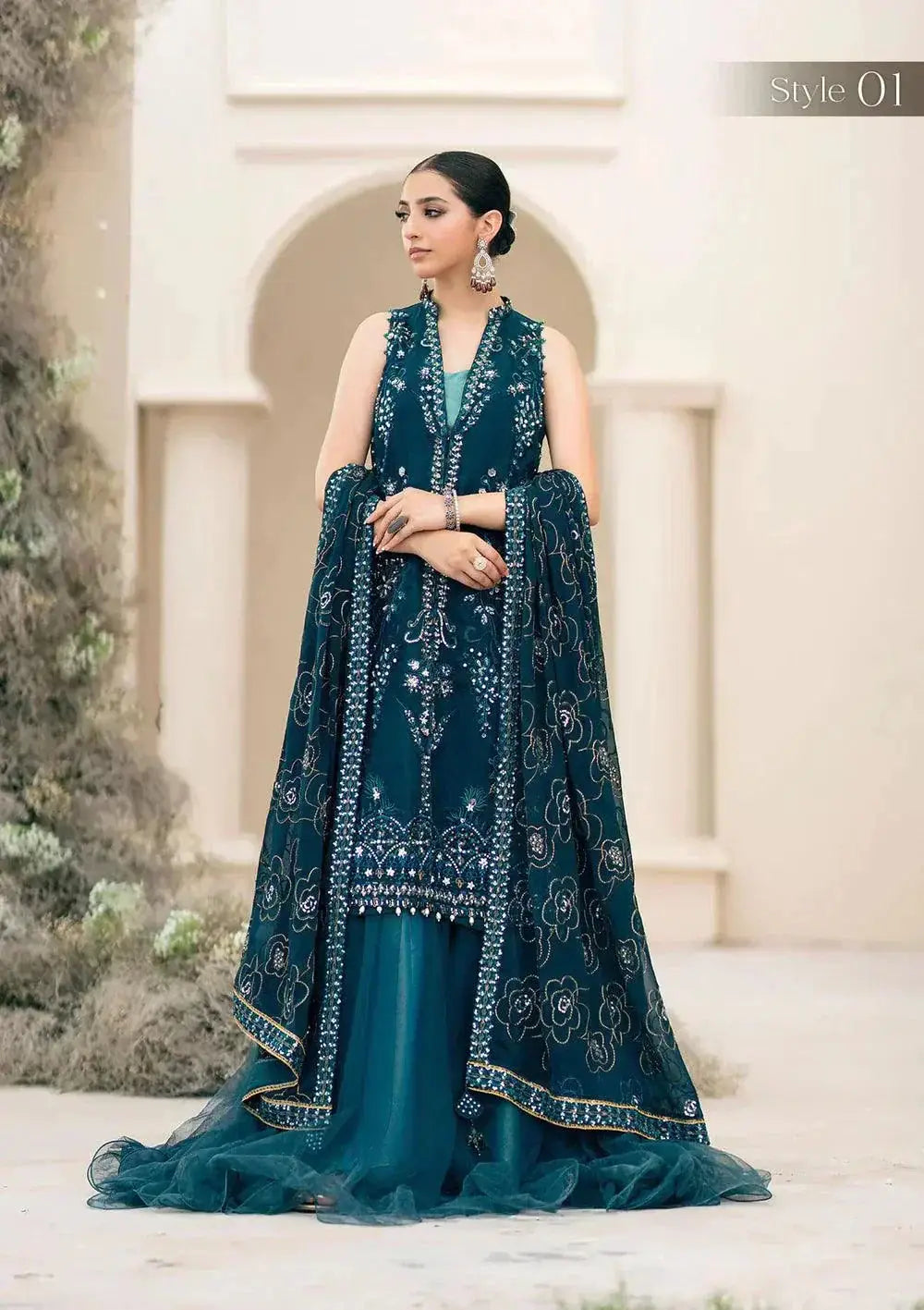 Aik Atelier | Wedding Festive 23 | 07 - Pakistani Designer Dress - by Aik Atelier | Type: Bridal - 100% Original at Saira Sultan