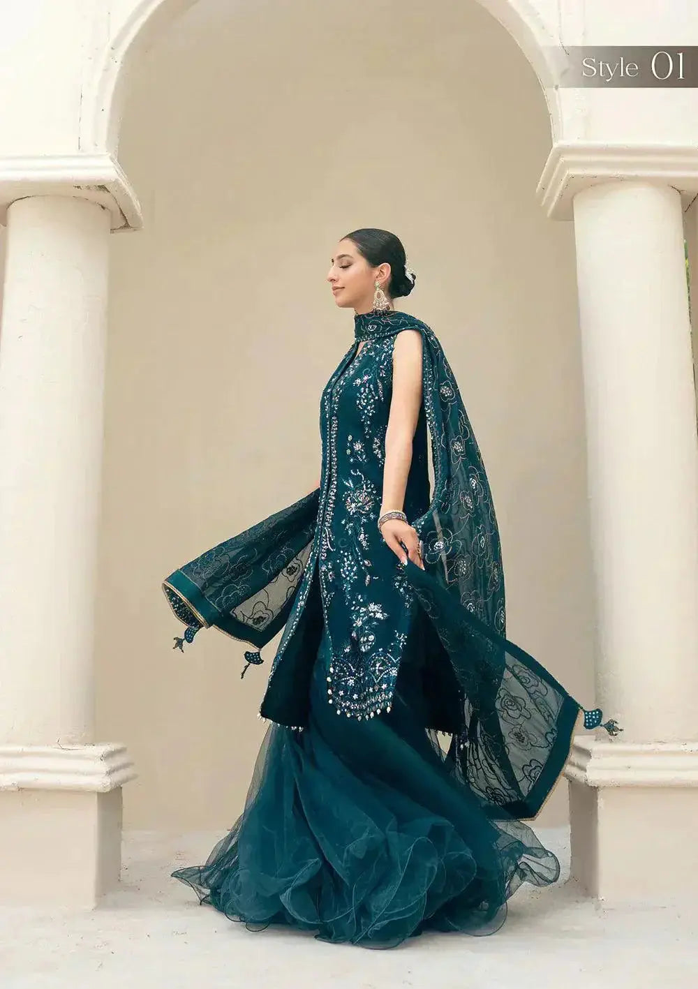 Aik Atelier | Wedding Festive 23 | 07 - Pakistani Designer Dress - by Aik Atelier | Type: Bridal - 100% Original at Saira Sultan