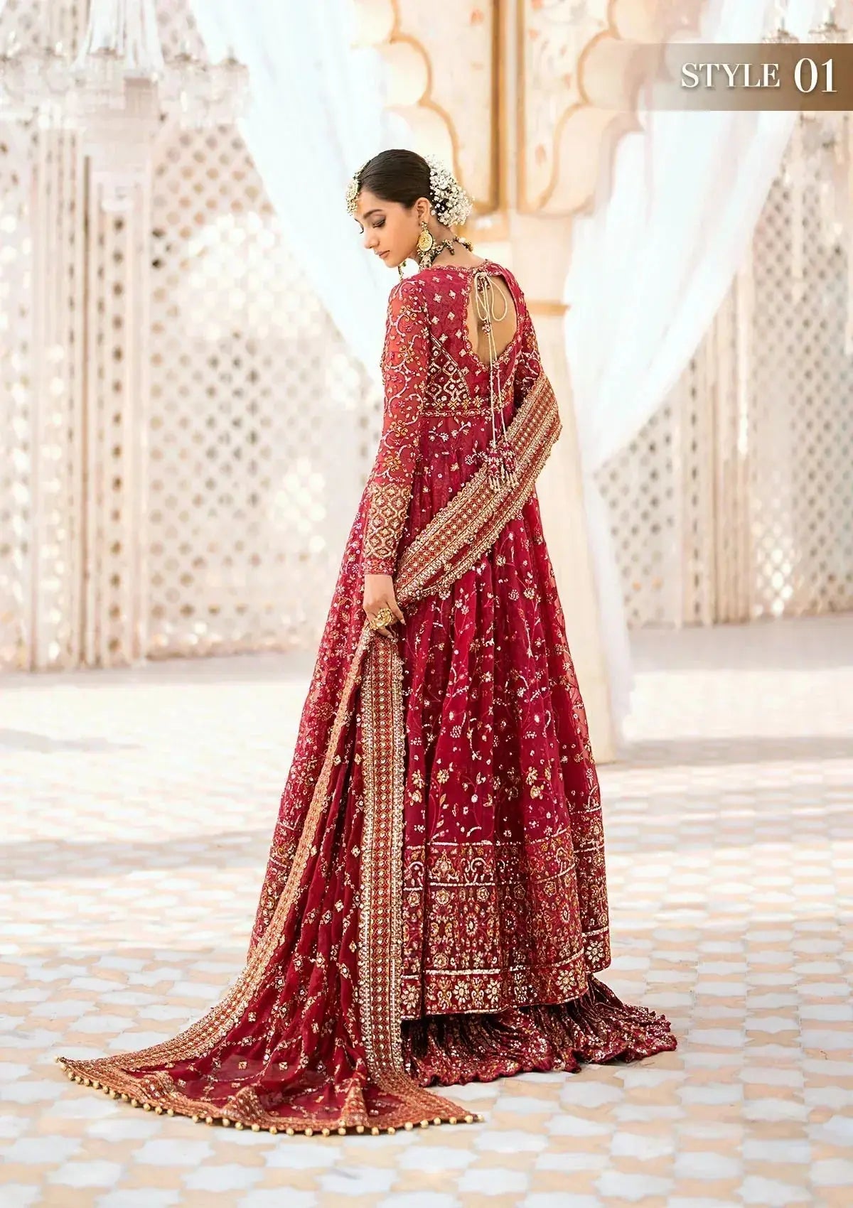 Aik Atelier | Wedding Festive 24 | 01 - Pakistani Designer Dress - by Aik Atelier | Type: Bridal - 100% Original at Saira Sultan