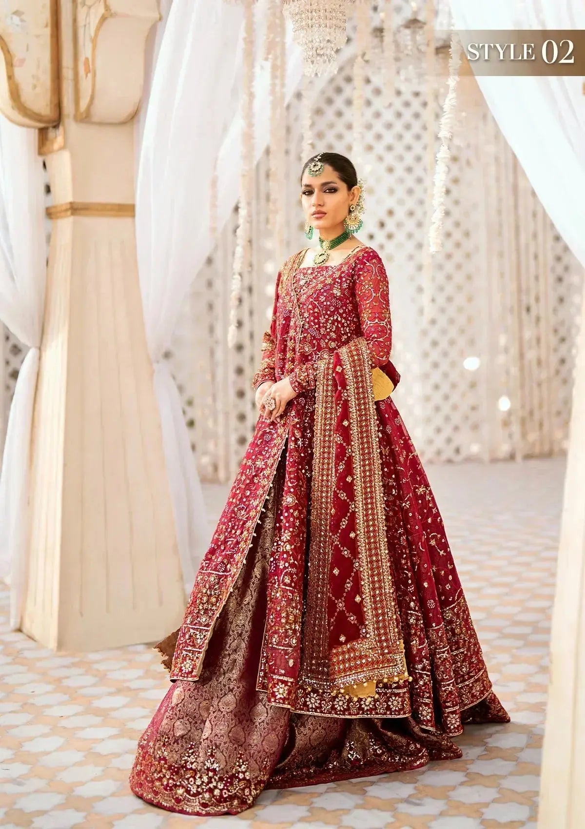 Aik Atelier | Wedding Festive 24 | 01 - Pakistani Designer Dress - by Aik Atelier | Type: Bridal - 100% Original at Saira Sultan