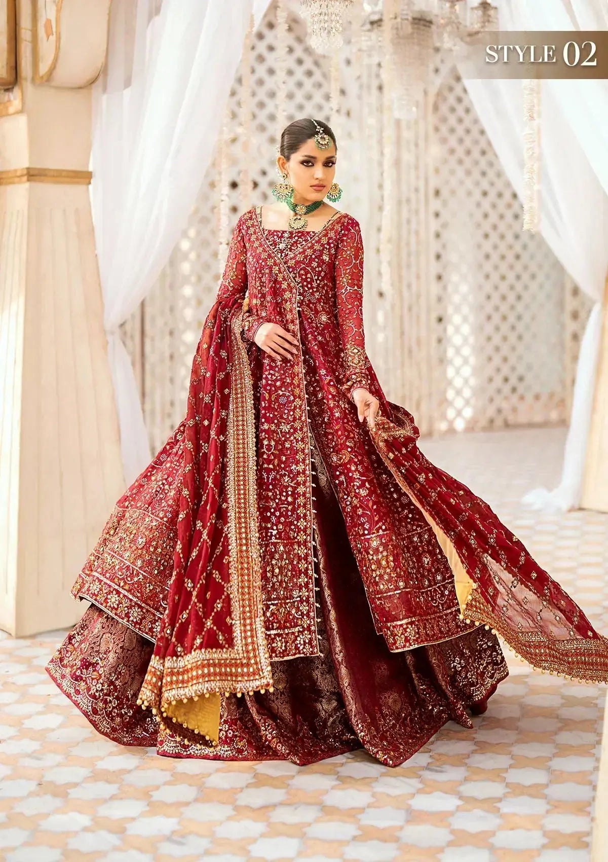 Aik Atelier | Wedding Festive 24 | 01 - Pakistani Designer Dress - by Aik Atelier | Type: Bridal - 100% Original at Saira Sultan