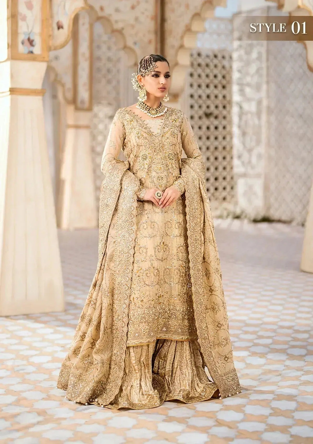 Aik Atelier | Wedding Festive 24 | 02 - Pakistani Designer Dress - by Aik Atelier | Type: Bridal - 100% Original at Saira Sultan