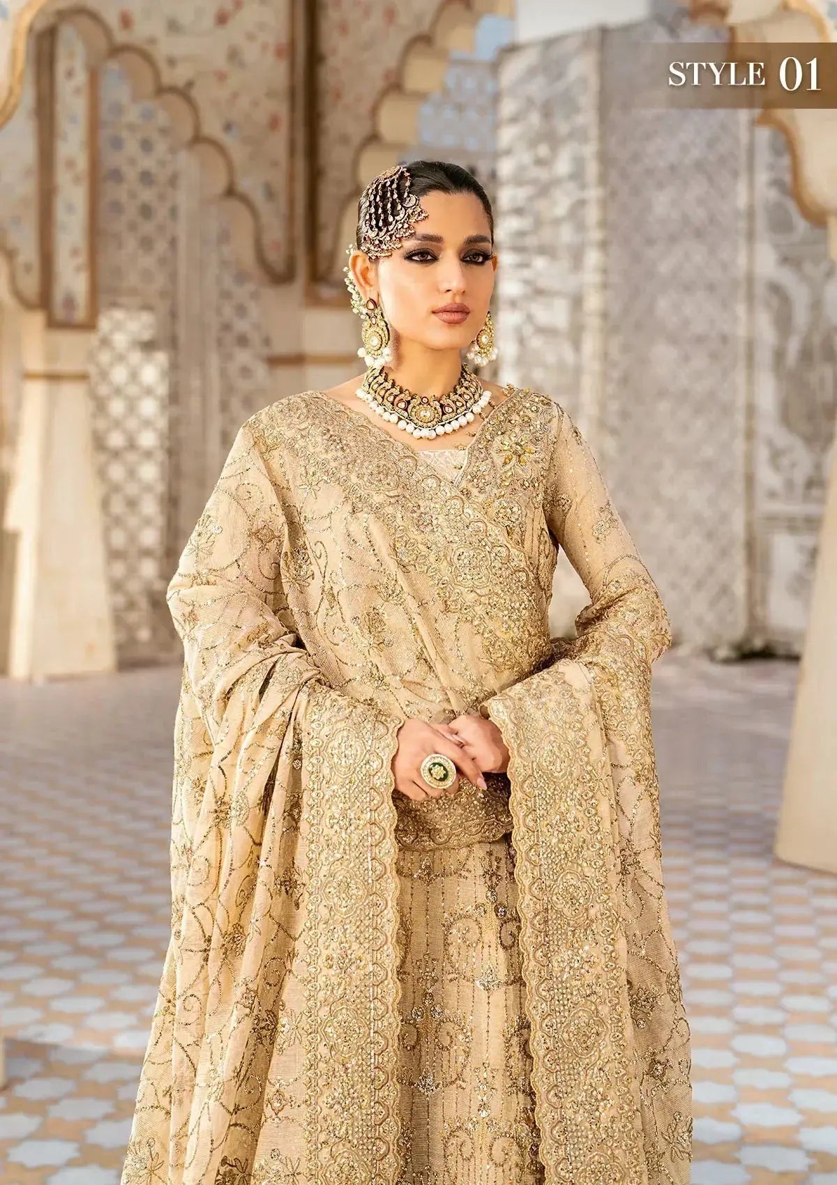 Aik Atelier | Wedding Festive 24 | 02 - Pakistani Designer Dress - by Aik Atelier | Type: Bridal - 100% Original at Saira Sultan